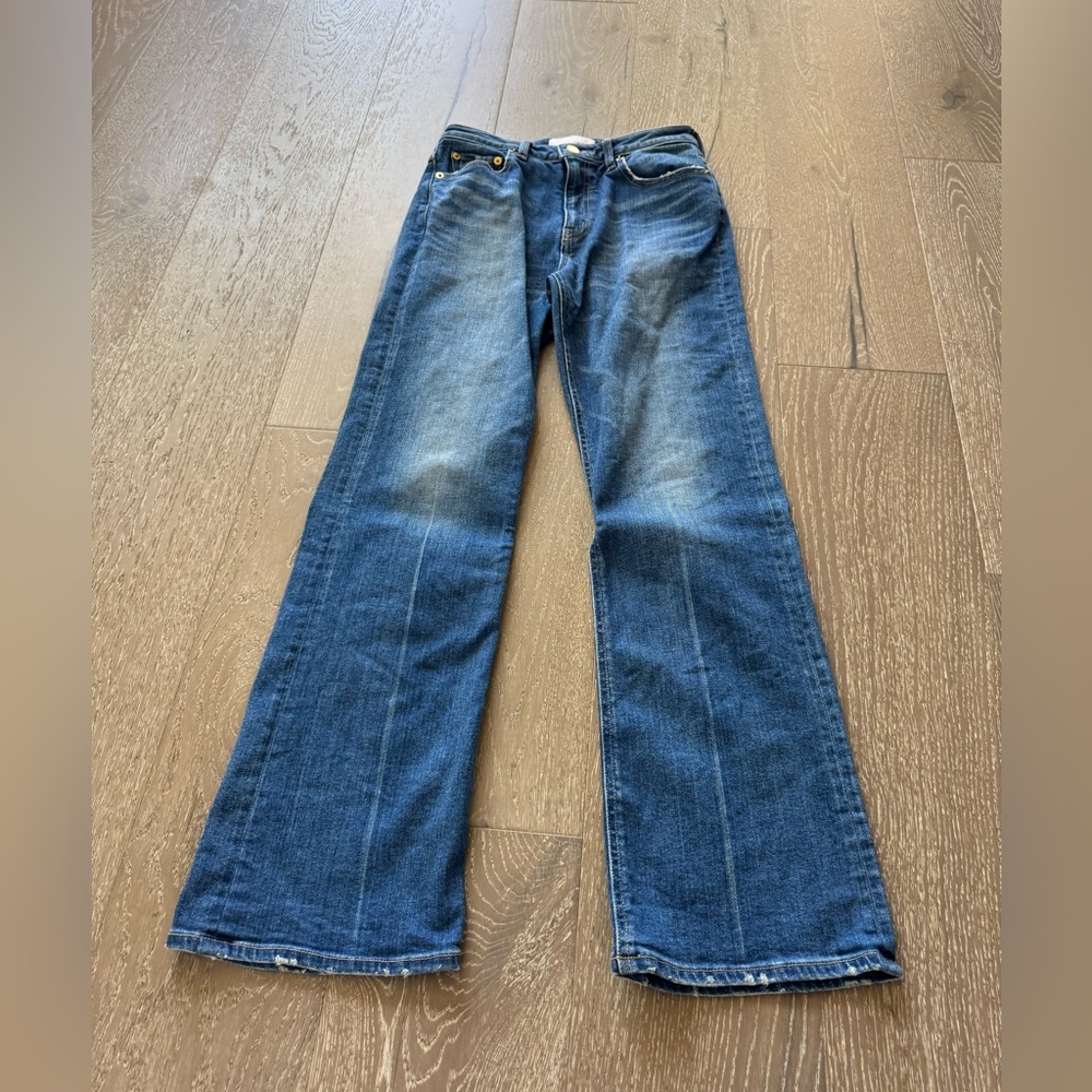 Tu es mon TRESOR The Amethyst Blue Bootcut Jeans